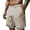 Beige, variant on Mens Casual Shorts Tropical Print Beach Half Pants Summer Travel Outdoor Breathable Board Shorts for Men Army Green L