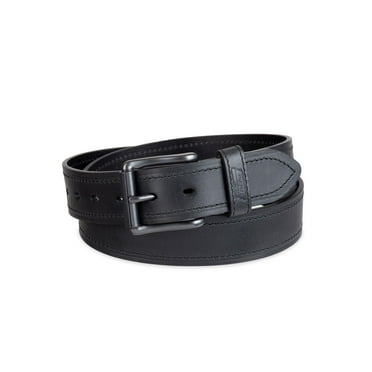 Genuine Dickies Men's Casual Leather Work Belt With Big & Tall Sizes