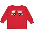 thumbnail image 3 of Inktastic Fire Truck Childs Fireman Boys or Girls Long Sleeve Toddler T-Shirt, 3 of 5
