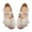 Beige, variant on Otqutp Little Kid Casual&nbsp;Shoes Toddler Girls Shoes Princess Shoes Dance Shoes Sweet Flower Soft Soled Single Shoes Flat Shoes