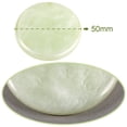 thumbnail image 2 of 2 Pieces Eyelash Extension Jade Stone Glue Lashes Jade Stone Adhesive Pallet Fake Eye Lash Base 2 Inch (Green), 2 of 7