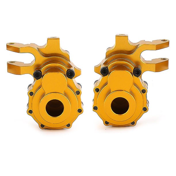 2 piezas de carcasa de portal de metal (interior exterior) para Traxxas 4 -4 1/10 Rc Crawler Car S Pa