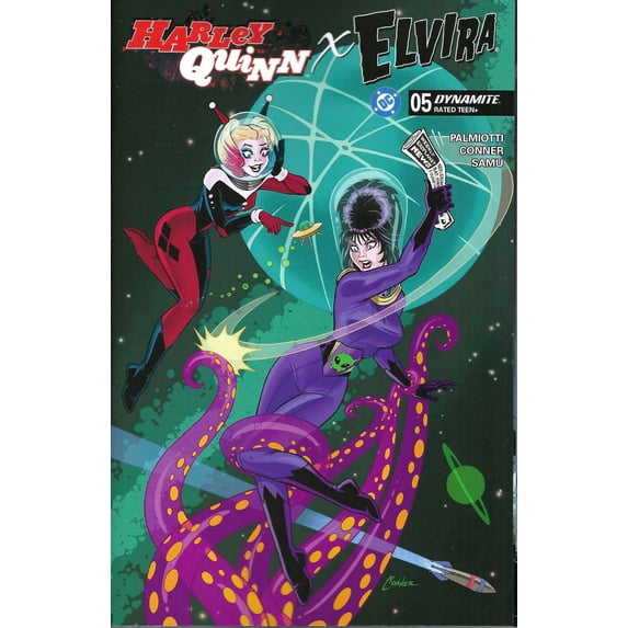 Harley Quinn X Elvira #5A VF ; Dynamite Comic Book
