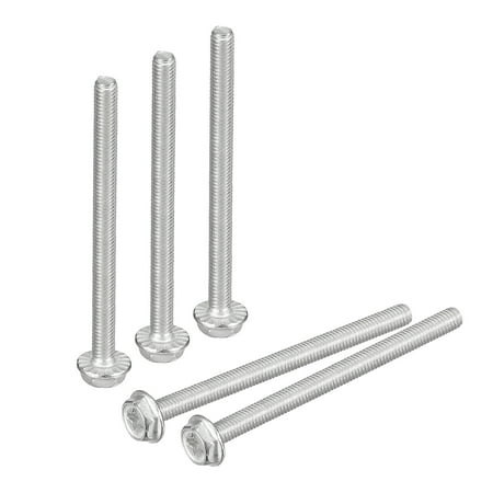 

M3x40mm Phillips Hex Head Flange Bolts 10 Pack 304 Stainless Steel Screws