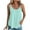 Sky Blue, variant on Lovskoo Eyelet Summer Tops for Women 2024 Tank Tops U Neck Sleeveless Tank Top Solid Color Casual Trendy Top Blue