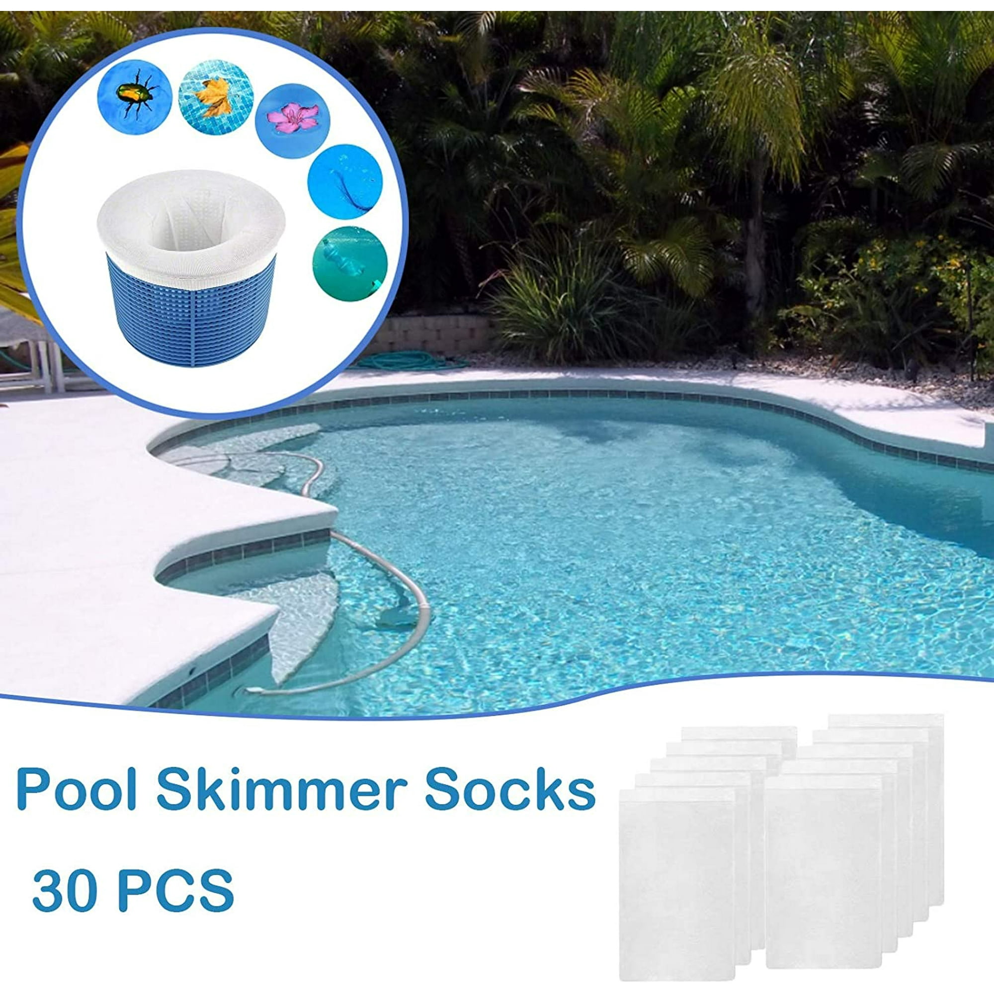 20 Pack Pool Skimmer Socks For Intex In Ground And Above Ground Pools
