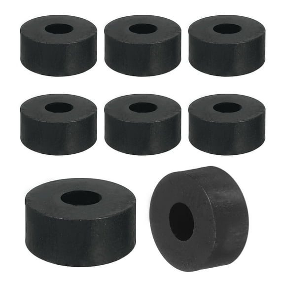 18Pack Thick Rubber Spacer, 1/2 Inch OD x 3/16 Inch ID x 1/4 Inch Thickness