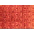 thumbnail image 1 of Ahgly Company Indoor Rectangle Oriental Orange Industrial Area Rugs, 8' x 10', 1 of 4