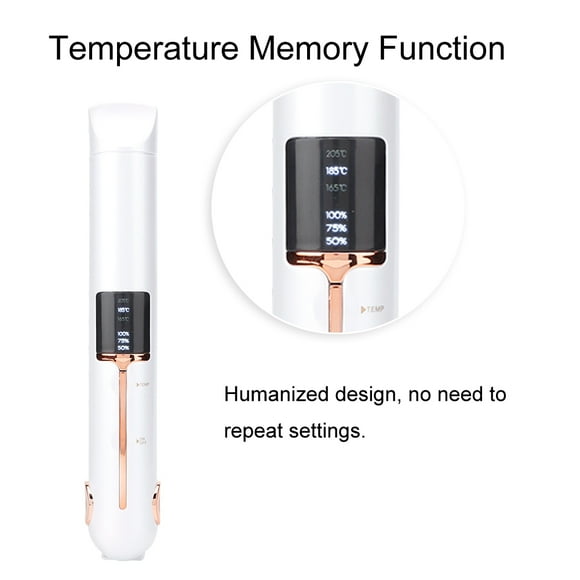 Plancha Para El Cabello, Planchas Para El Cabello Herramienta Para Peinar El Cabello Carga Usb Profesional Mini Plancha EOTVIA NO