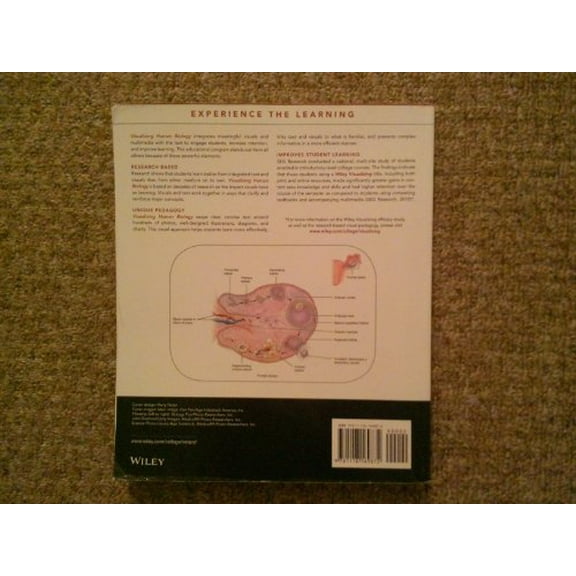 Pre-Owned Visualizing Human Biology, 4th Edition (Paperback) 1118169875 9781118169872