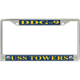 thumbnail image 1 of USS Towers DDG-9 License Plate Frame, 1 of 1