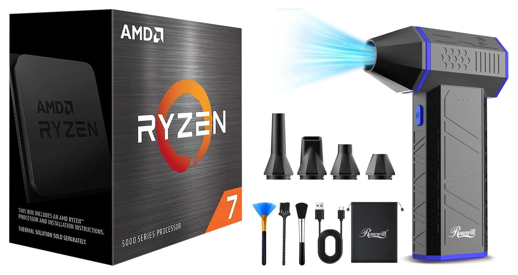 AMD, Ryzen 7 5700X, 8-Core, 3.4 GHz, Socket AM4, 65W - Walmart.com