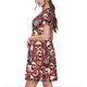 thumbnail image 2 of Disketp Skull record Guitar music para Vestido de Manga Corta para Mujeres, Vestidos de Verano para Mujeres, Casual y Holgado para la Playa, 2 of 6