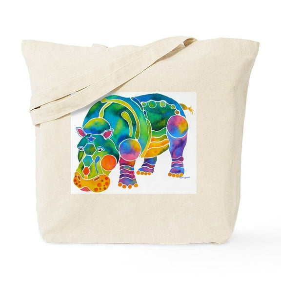 CafePress - Most Popular HIPPO Tote Bag - Unisex Canvas Tote Bag, Beige, 1-Piece