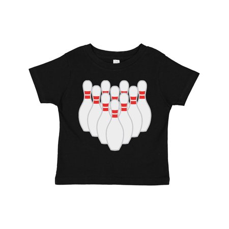 

Inktastic Ten Pins for Bowling Gift Toddler Boy or Toddler Girl T-Shirt