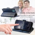 thumbnail image 4 of Case for Nokia G21 Cover Leather Wallet Folio Case Book Design Flip Magnetic Closure - Blue, 4 of 5