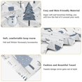 thumbnail image 5 of FORMRS Womens Scarf Winter Soft Long Big Warm Shawls Wrap Tassel Scarves, Cute Snowmen, 5 of 9