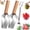 3Set, variant on 2026 Upgrade Large Triangle Watermelon Cutter Stainless Steel Melon Slicer Portable Watermelon Cutter with Wooden Handle, Fruitcutter Kitchen Gadgets for Watermelon Melon Apple Pineapple WWSOGQH