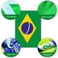thumbnail image 3 of Guirnalda de banderas de Brasil AhfuLife de 10 m, 30 piezas, doble cara, 3 of 6