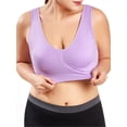 thumbnail image 2 of XXLvision Women's Plus Size Wireless Padded Yoga Sports Bra, 2 of 7