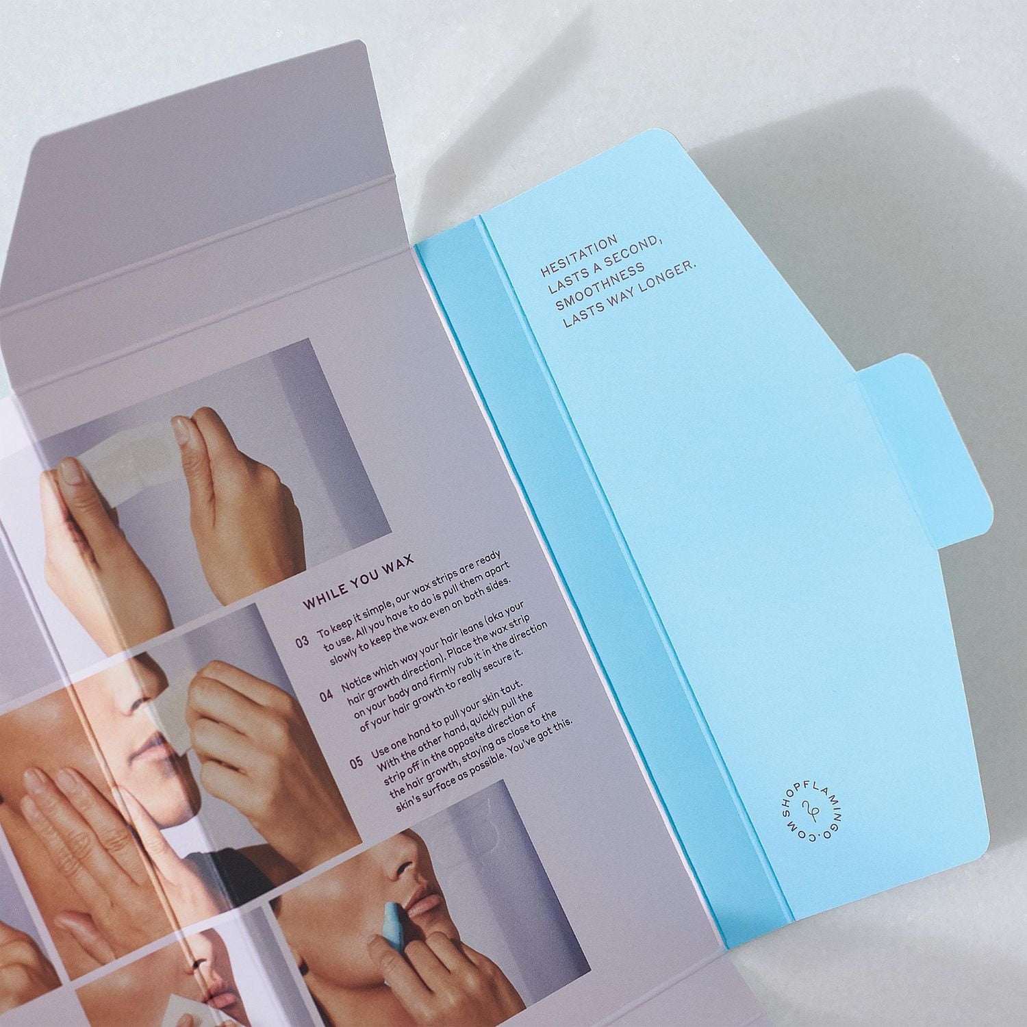 Trousse d’épilation du visage à la cire pour femme Flamingo - 20ct Trousse d’épilation du visage à la cire