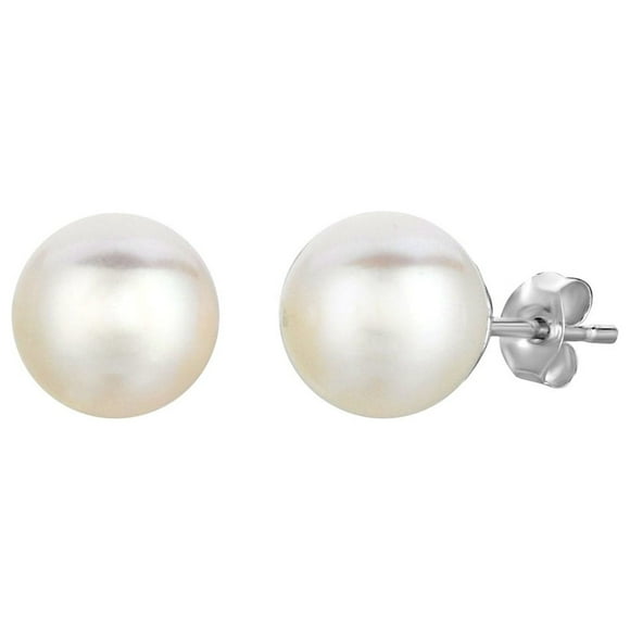 Freshwater Pearl Earrings in Sterling Silver