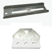 RAParts One (1) New Aftermarket Replacement 10" Bunk Board & Bracket Kits Fits Many Boat Trailer Models.