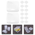 thumbnail image 3 of 50pcs Earrings Holder Accessory Organizer Transparent Sewing Beads Organizer, 3 of 8