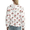 thumbnail image 7 of Lsque Different Mushrooms Pattern Casual Women's Hoodie,Hooded Sweatshirt with Kangaroo Pocket,Pullover Hoodie with Eye-catching Drawstrings-Large, 7 of 7