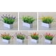 thumbnail image 2 of Plantas artificiales Sunfex con macetas y flores artificiales para decoración del hogar, jardín y exterior., 2 of 4