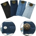 thumbnail image 4 of 8 Pcs Jeans Waistband Extenders Metal Button Extenders Adjustable Waist Extenders for Jeans, Pants, Trouser, Skirt Adjust Waistband, 4 of 5