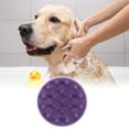 thumbnail image 2 of Unique Bargains 1 Pc Durable Handle Pet Grooming Bath for Dog for Cat 3.11"x3.11"x2.76" Purple, 2 of 6