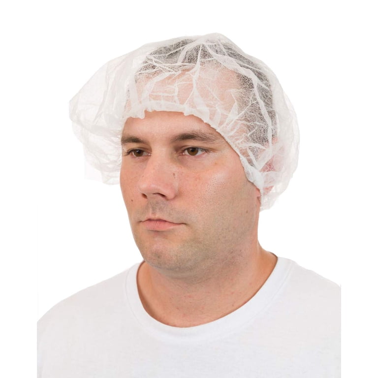 Disposable Bouffant Caps 500 Pack, Non-Woven Hair Nets for  display picture 2