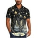 thumbnail image 2 of Seeotter Christmas Button Up Shirt for Men Fun Printed Casual Short Sleeve Hawaiian Santa Shirt, 2 of 6