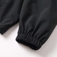 thumbnail image 6 of Men's Hooded Jacket Nylon Blend Half Zip Pullover Relaxed Fit Lightweight Casual Coat for Everyday Travel Hiking Camping Work Layering | Zenithor,Black XL, 6 of 8