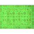 thumbnail image 1 of Ahgly Company Indoor Rectangle Oriental Green Traditional Area Rugs, 2' x 3', 1 of 4