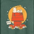 thumbnail image 3 of Peanuts - Snoopy Halloween Dog House - Women's Lightweight French Terry Long Sleeve Shirt, 3 of 6