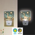 thumbnail image 2 of Yayeee LED Night Light for The Home Plug in With Light Sensors 2 Pack, Dinosaur with Stars, 2 of 6