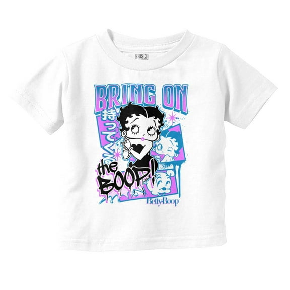Kanji Style Cartoon Bring on the Boop Youth T Shirt Tee Girls Infant Toddler Brisco Brands 6M