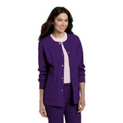 Landau Women's Prewashed Modern Tailored Fit Breathable Fade Resistant 4 Pockets Snap Warm-Up Scrub, Style 3035