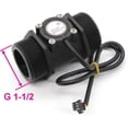 thumbnail image 2 of 11/4' 11/2' 2 Inch Water Flow Sensor Liquid Control Sensor Switch Hall Flowmeter For Coffee Machines Water Dispensers(11/4'), 2 of 4