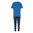 thumbnail image 3 of UPPADA Ensembles Détente 2 Pcs pour Femmes Tenues 2 Pcs Vêtements de Détente Manches Longues Col Ras du Cou Ensemble de Pyjama Jogger Pantalon de Survêtement Survêtement avec Poches Bleu,m, 3 of 5