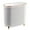 White, variant on Bathroom Trash Can with Lid 3.2 Gallon Narrow Trash Can 12 Liter Rectangular Plastic Garbage Can Trash Bin for Bedroom Bathroom