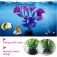 thumbnail image 4 of GreenJoy 10PCS Aquarium Decor Set,25cm Fish Tank Artificial Plastic Grass and Pine Set for Household, 4 of 7