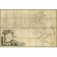 thumbnail image 1 of 24"x36" Gallery Poster, Map of Massachusetts 1802, 1 of 1