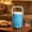 Sky Blue, variant on 1 Gallon Portable Sports Cooler Water Beverage Dispenser with Flat Seat Lid,Insulated Water Cooler Jug With Spout Handle For Picnic Camping BBQ,Black