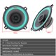 thumbnail image 4 of altavoz coaxial HiFi de 5'' y 100 W para puerta de vehículo, altavoces estéreo de música con rango completo de frecuencia para automóviles, 4 of 10