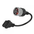 thumbnail image 2 of Câble Adaptateur 16 Broches OBD2 6 Broches pour Outil de Diagnostic Automobile, 2 of 14