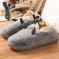 thumbnail image 1 of Calentadores de pies con USB, calentadores de pies con calefacción, pantuflas de felpa extraíbles y lavables, accesorios para calentar el invierno, 44-45, gris, 1 of 5