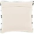 thumbnail image 4 of Surya Anders ADR-002 20 x 20" Square Cotton Pillow Kit in Charcoal/Cream/Beige, 4 of 4